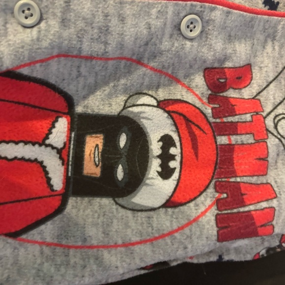 Lego Batman holiday Christmas two piece boys pajama set pants long sleeve size 8 - Picture 4 of 5